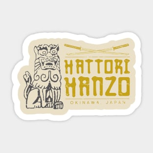 hatori hanzo Sticker